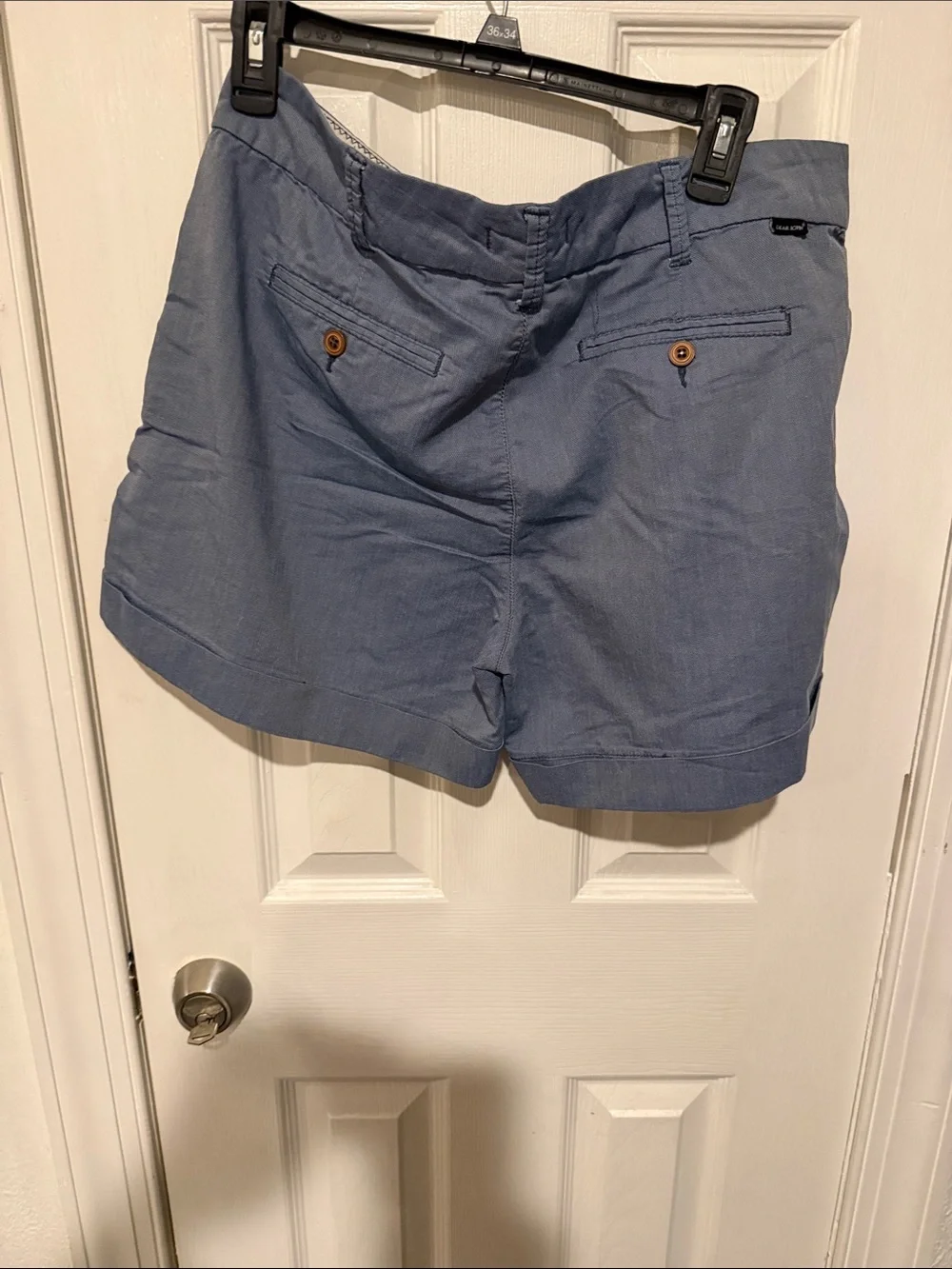 Dear John Slate Blue Chino Bermuda Shorts